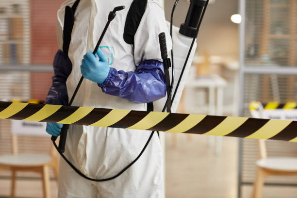Professional Infectious Disease Decontamination technician working in Deerfield, IL